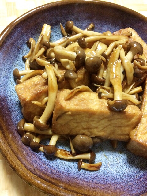 厚揚げとしめじのポン酢炒め レシピ 作り方 By はるっちじゅんじ 楽天レシピ