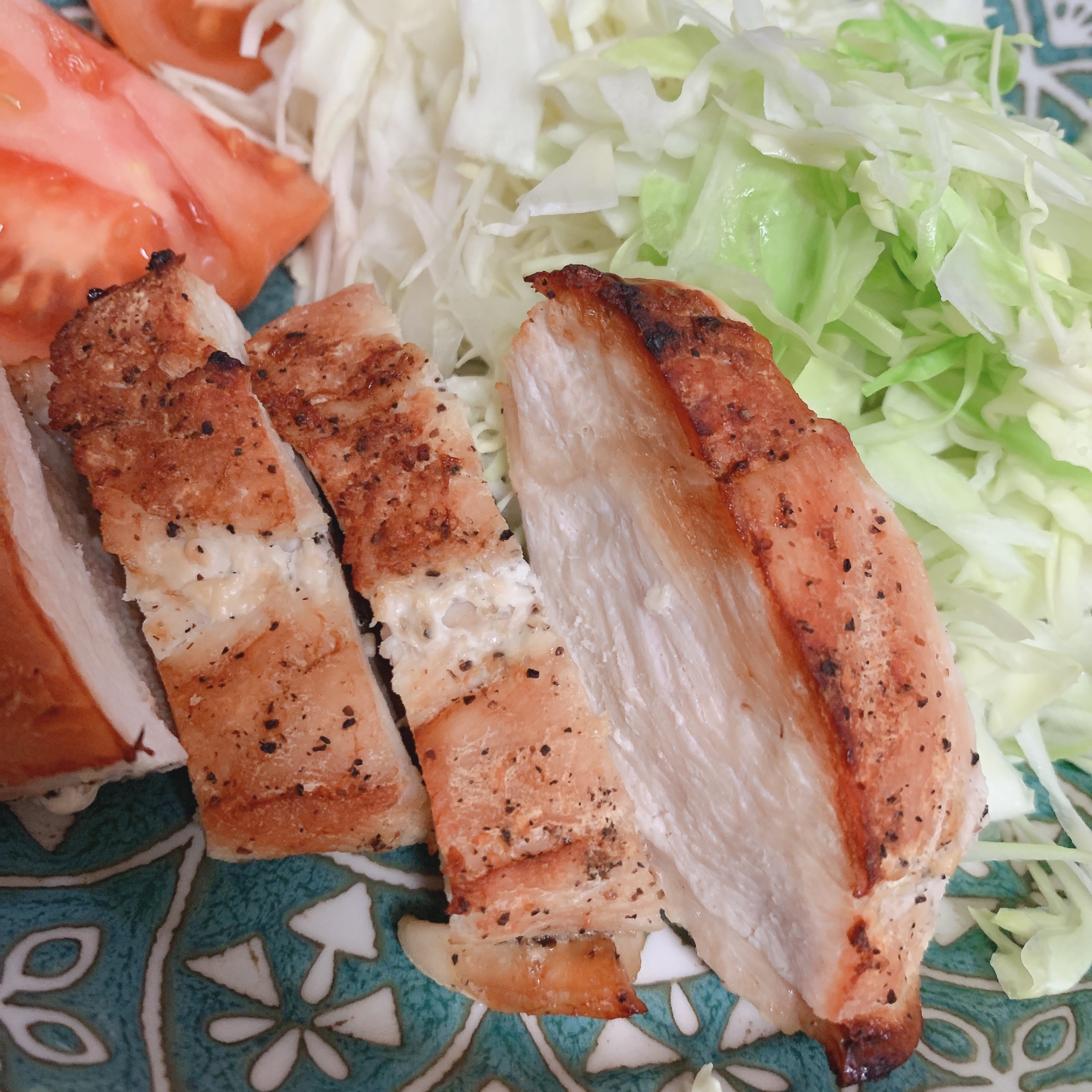 鶏肉のにんにくペッパー焼き