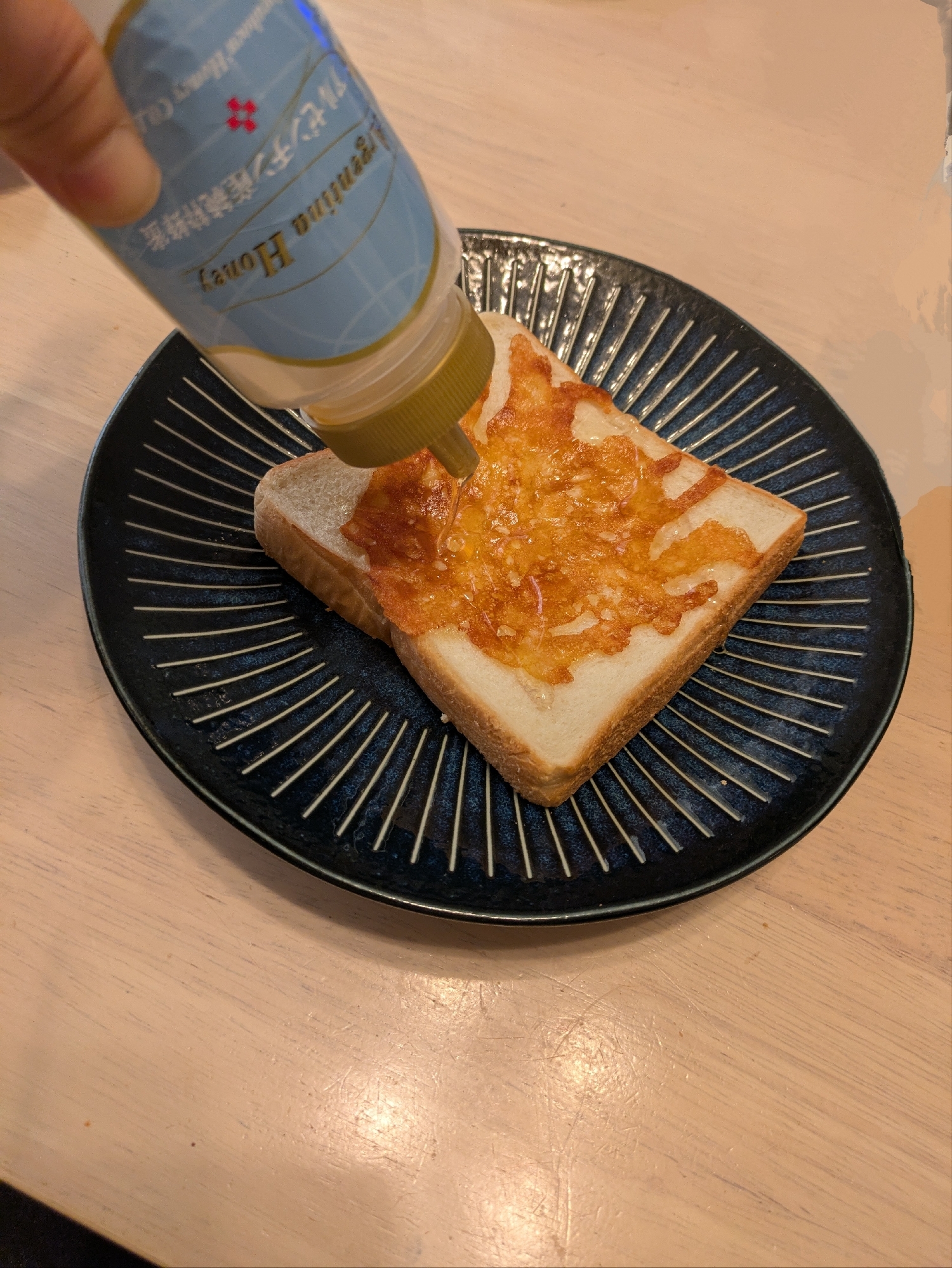 ハニーチーズトースト　ホットサンドメーカー