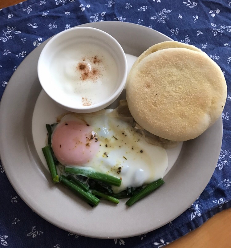 ほうれん草目玉焼きとマフィンの朝ごはん レシピ 作り方 By ボンド子 楽天レシピ ほうれん草目玉焼きとマフィンの朝ごはん レシピ 作り方 By ボンド子 楽天レシピ