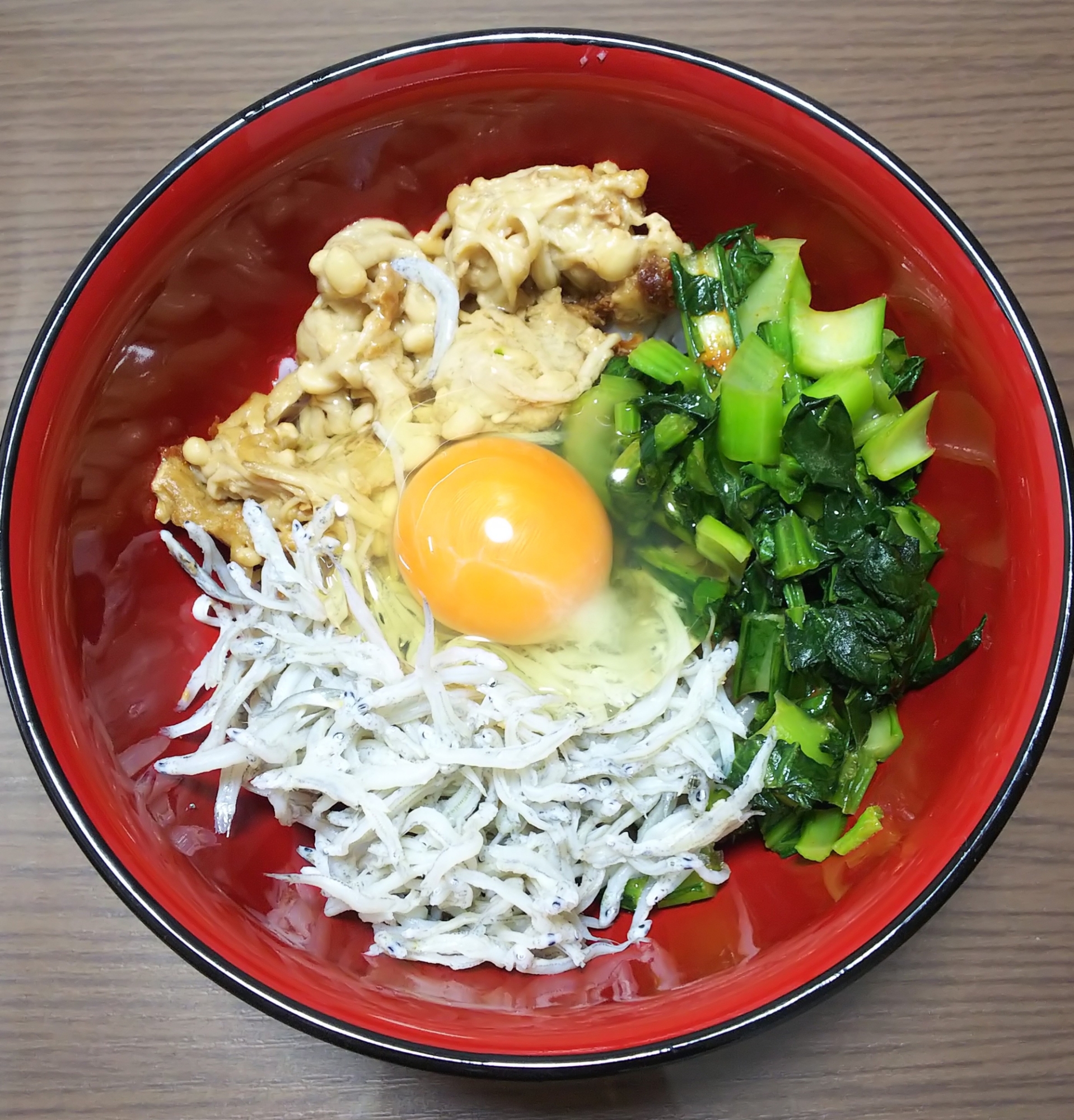 中華風しらす丼