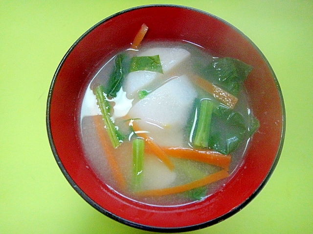 ほうれん草の味噌汁