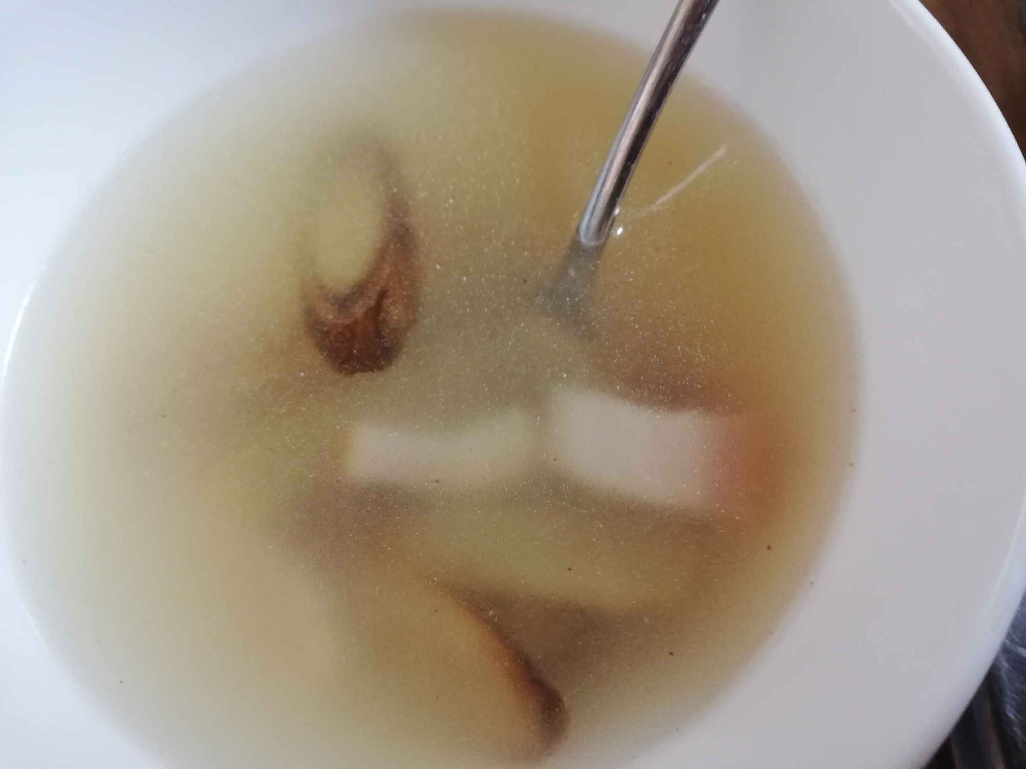 ごぼうと厚切りベーコンの中華スープ