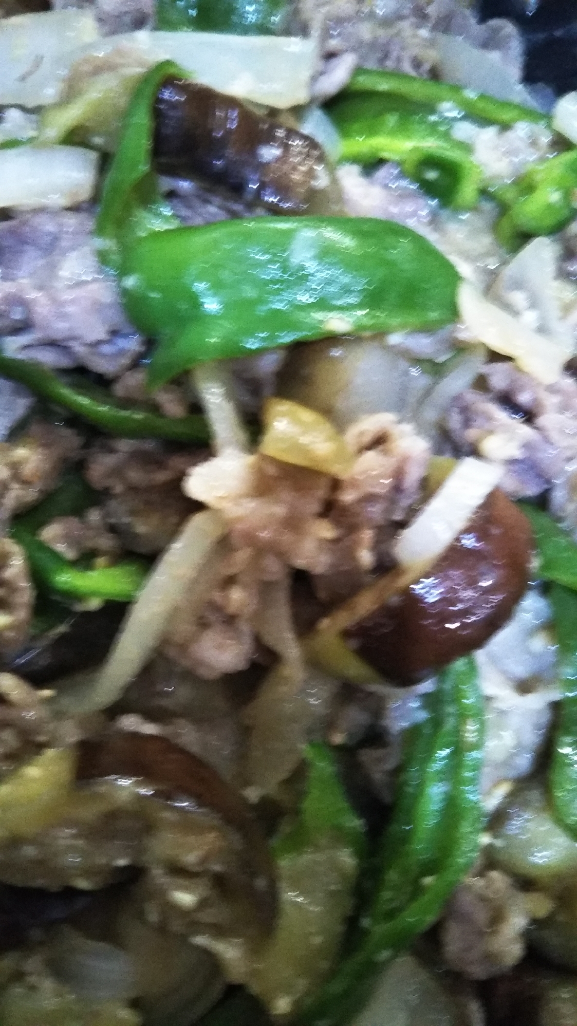 夏野菜たっぷり♫豚肉と炒め物(◍•ᴗ•◍)