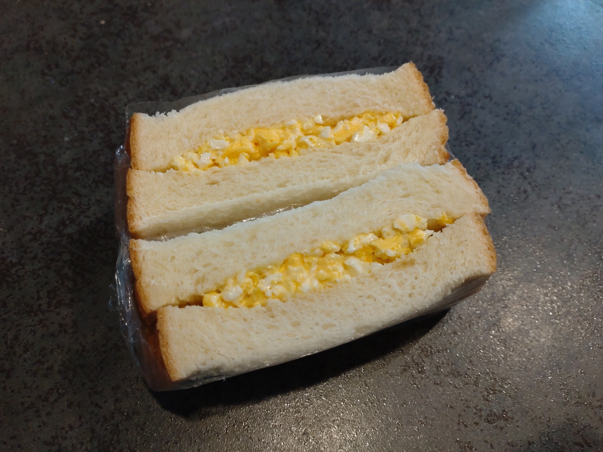 電子レンジで作るたまごサンド