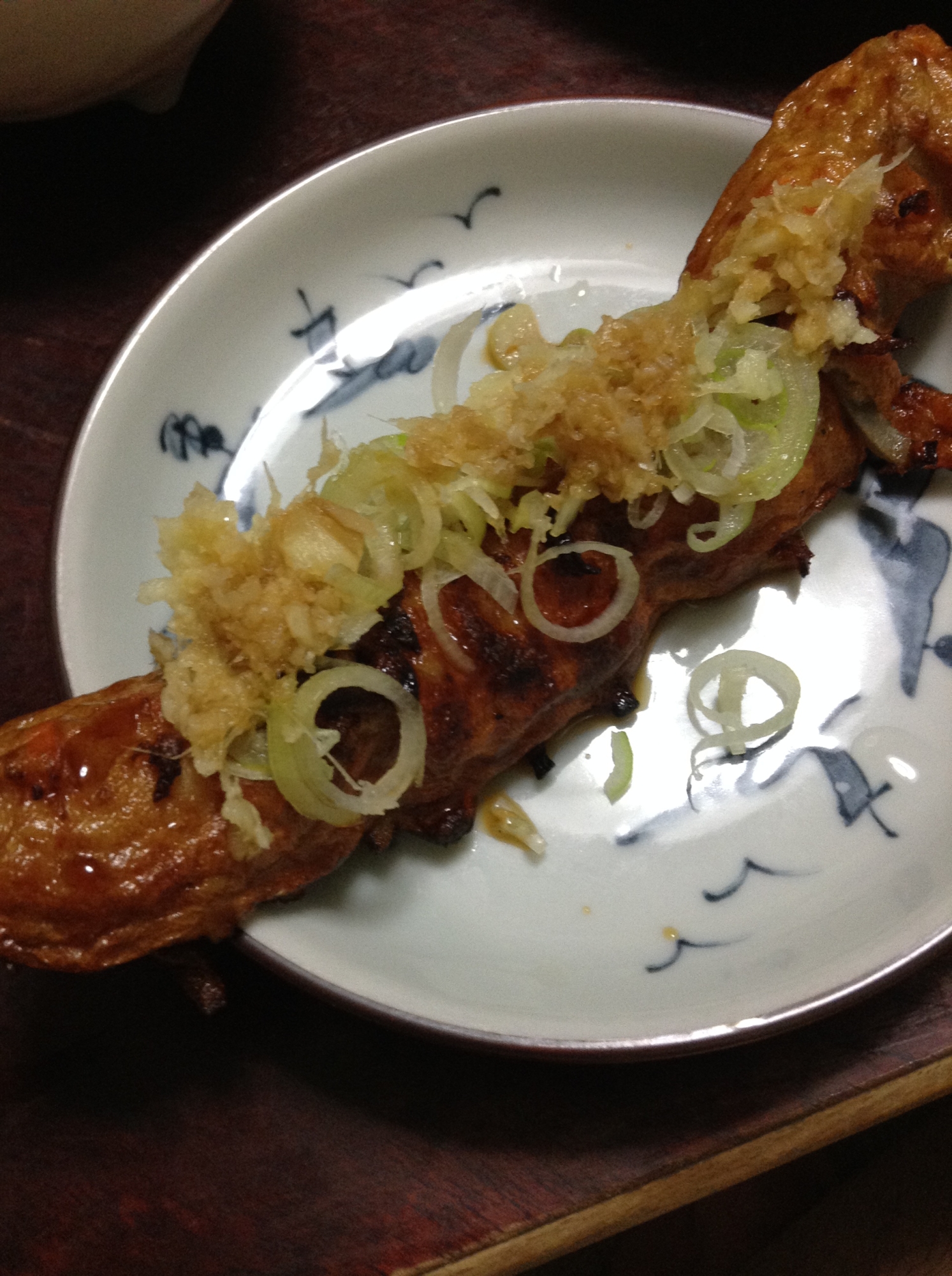 ネギ薩摩揚げ焼き