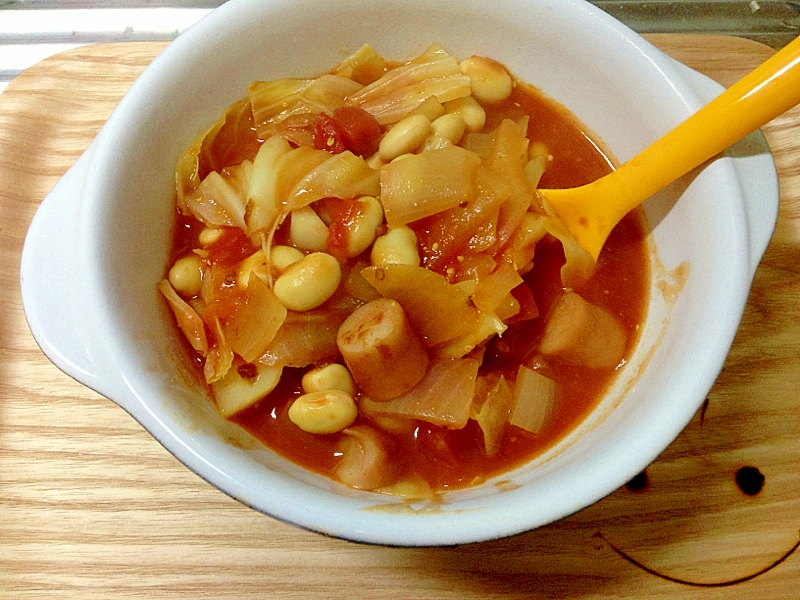 野菜たっぷり☆トマトカレースープ