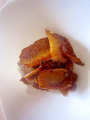 生姜黒砂糖煮