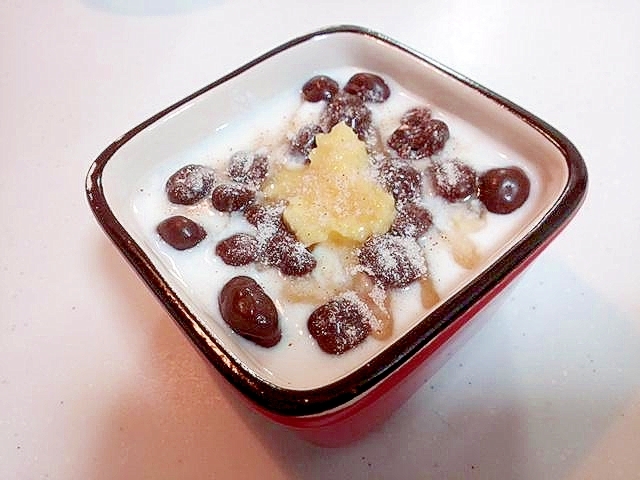 美的　麦チョコとカスタードクリームのヨーグルト