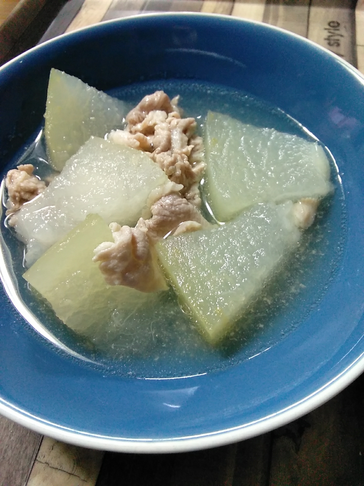 冬瓜と豚肉のスープ煮