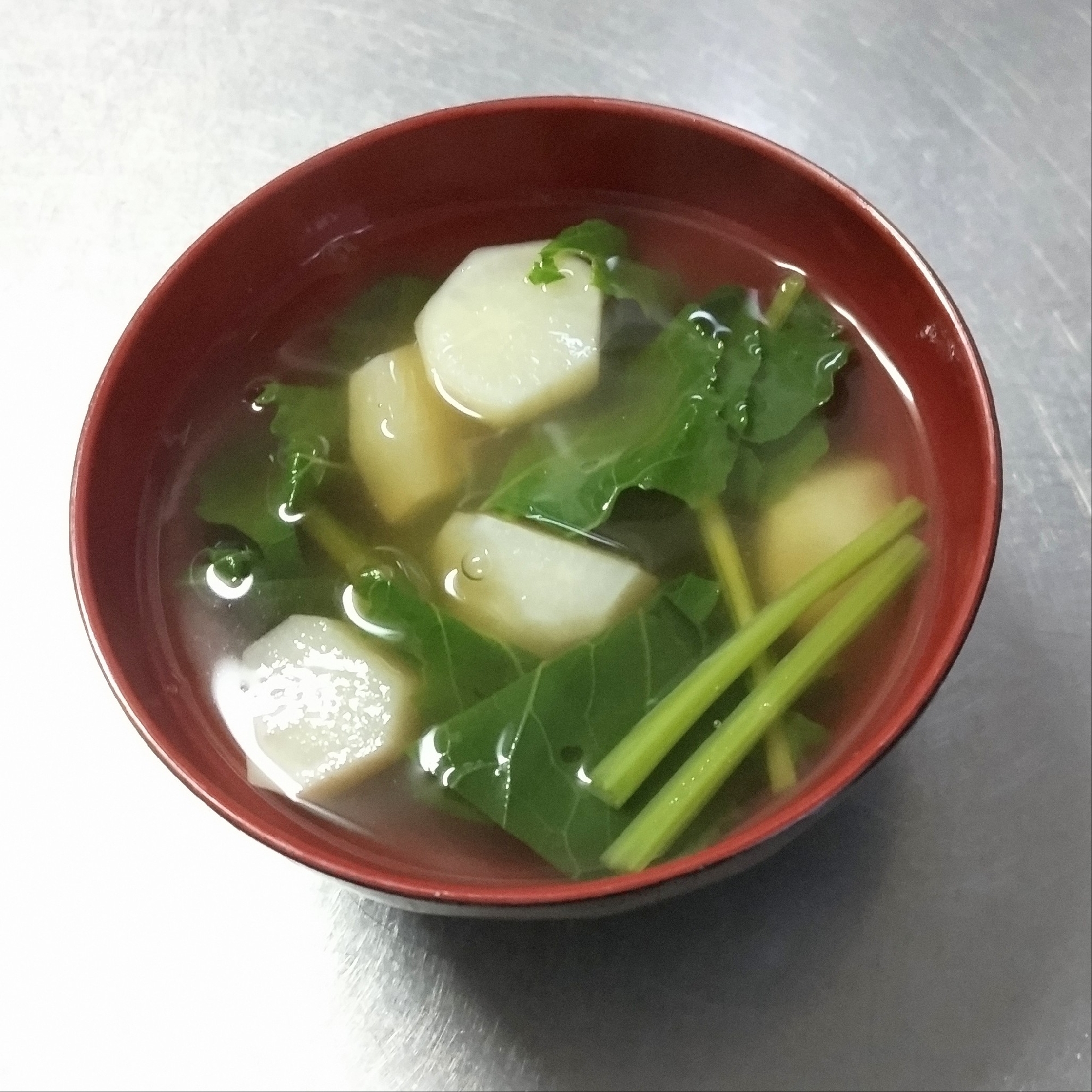 小かぶの和風スープ