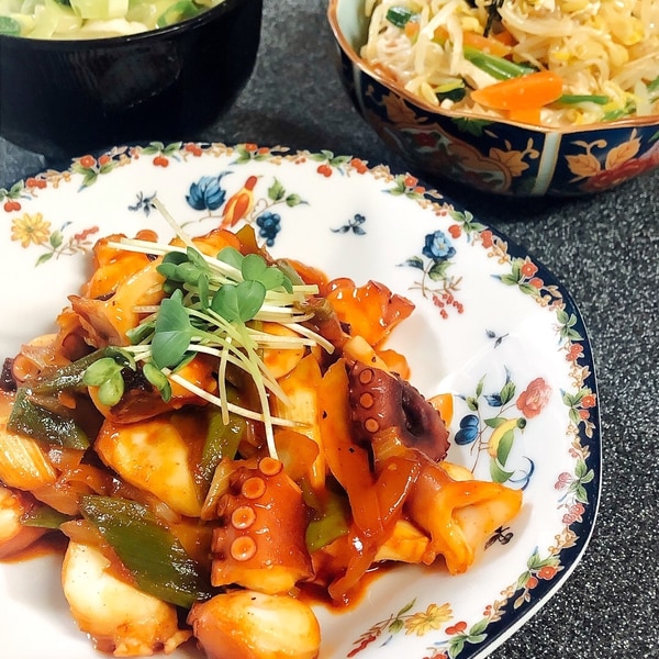 おうちで本場の味 たこの辛い炒め物 韓国料理 レシピ 作り方 By Minami 家族ごはん 楽天レシピ おうちで本場の味 たこの辛い炒め物 韓国料理 レシピ 作り方 By Minami 家族ごはん 楽天レシピ