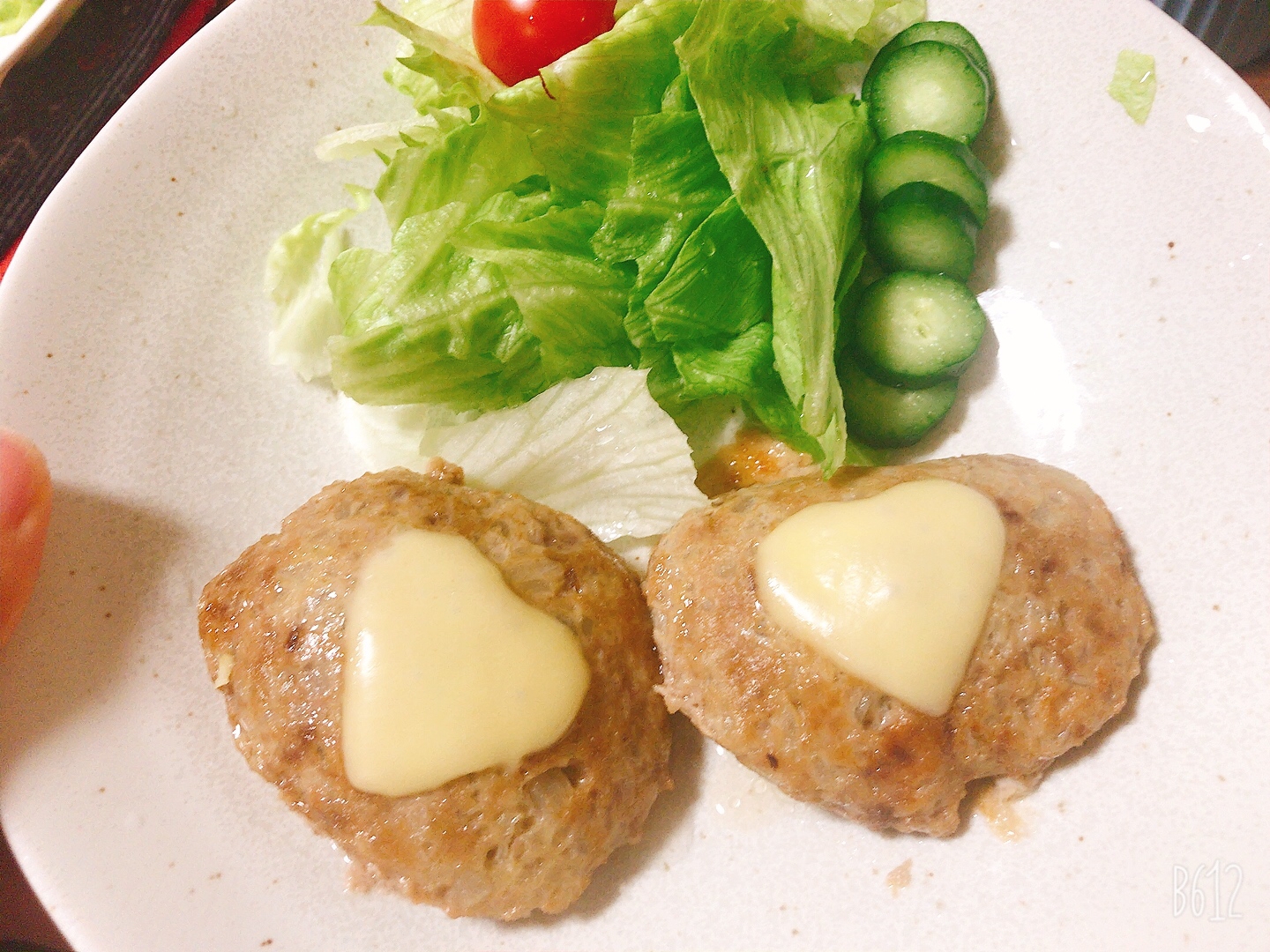 バレンタインに ハートのハンバーグ 子供と一緒 レシピ 作り方 By Emi S Kitchen 楽天レシピ