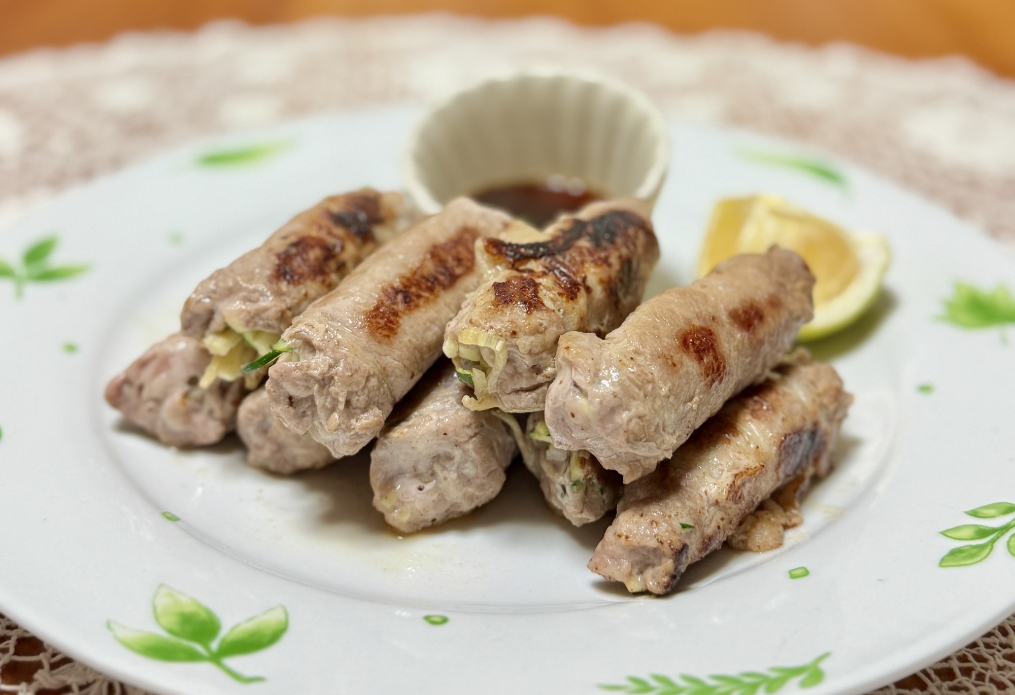 さっぱりがクセになる!生姜とズッキーニの☆豚肉巻き