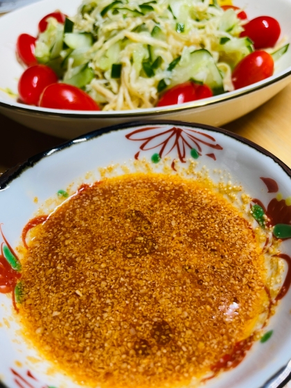 焼き肉のたれでサラダドレッシング