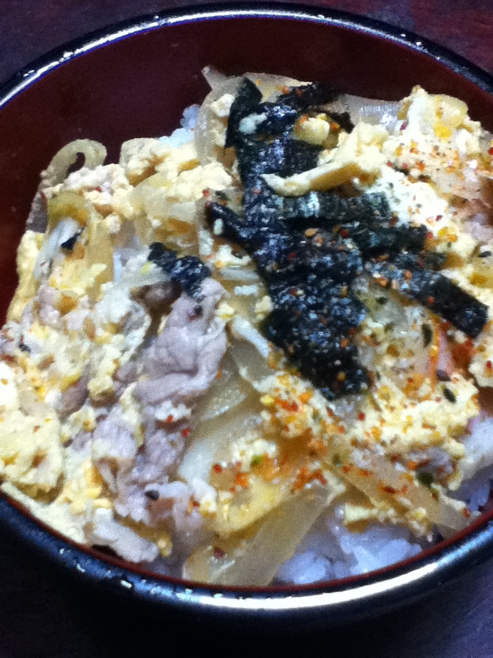 豚玉丼