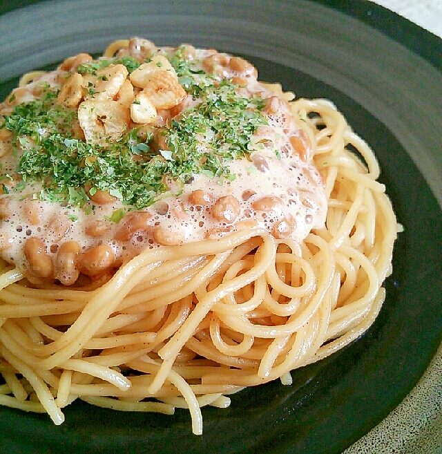 納豆がけ❀和な焼きそば