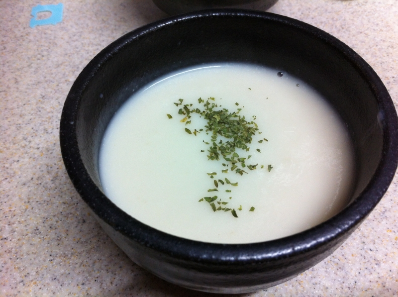 ホッとする味♪かぶのポタージュ