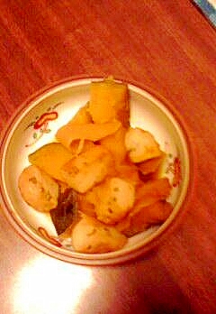 蒲鉾と生姜の煮物