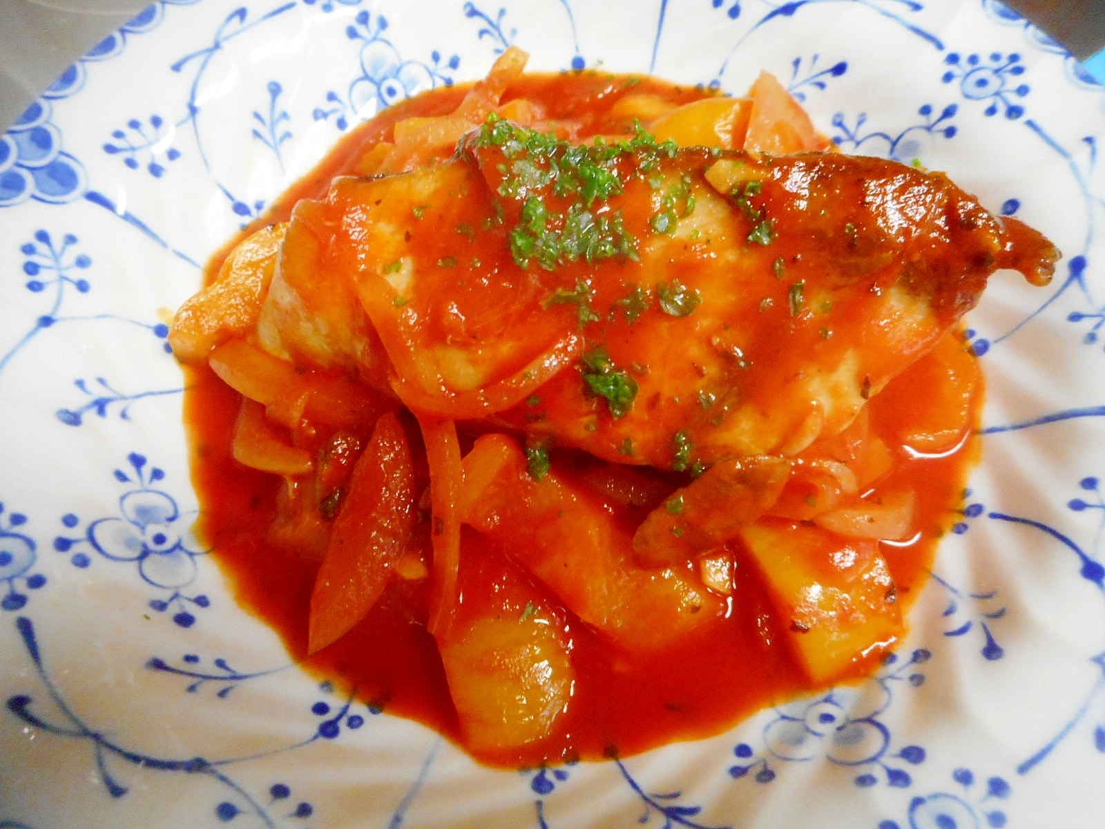 ブリとパプリカのトマト煮 レシピ 作り方 By Mococo05 楽天レシピ