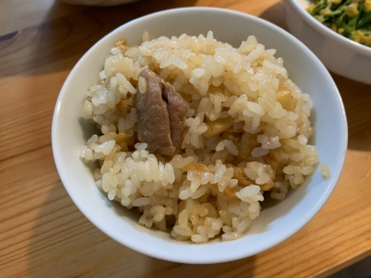 めんつゆで作る簡単◇炊き込みご飯