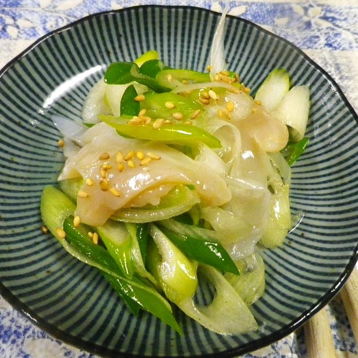 つぶ貝ネギ塩