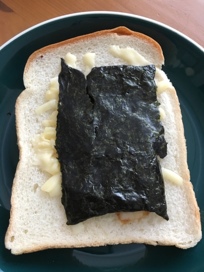 海苔とチーズの和風トースト