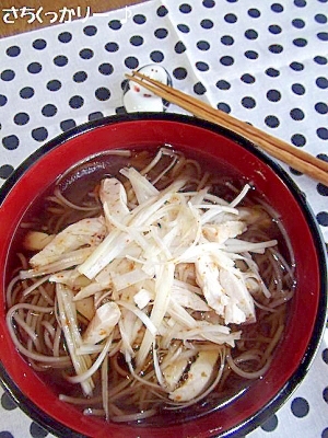 鶏ネギ蕎麦