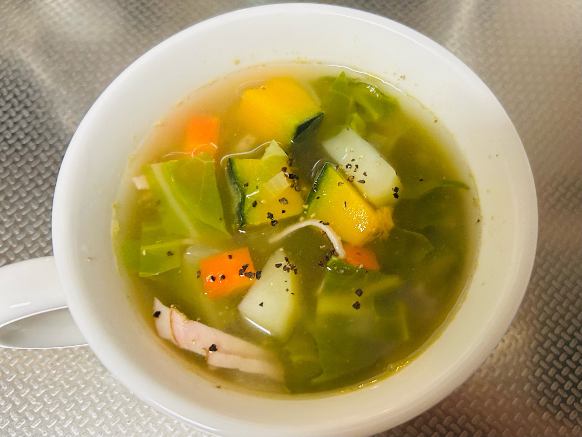 ＊春キャベツたっぷり野菜スープ＊