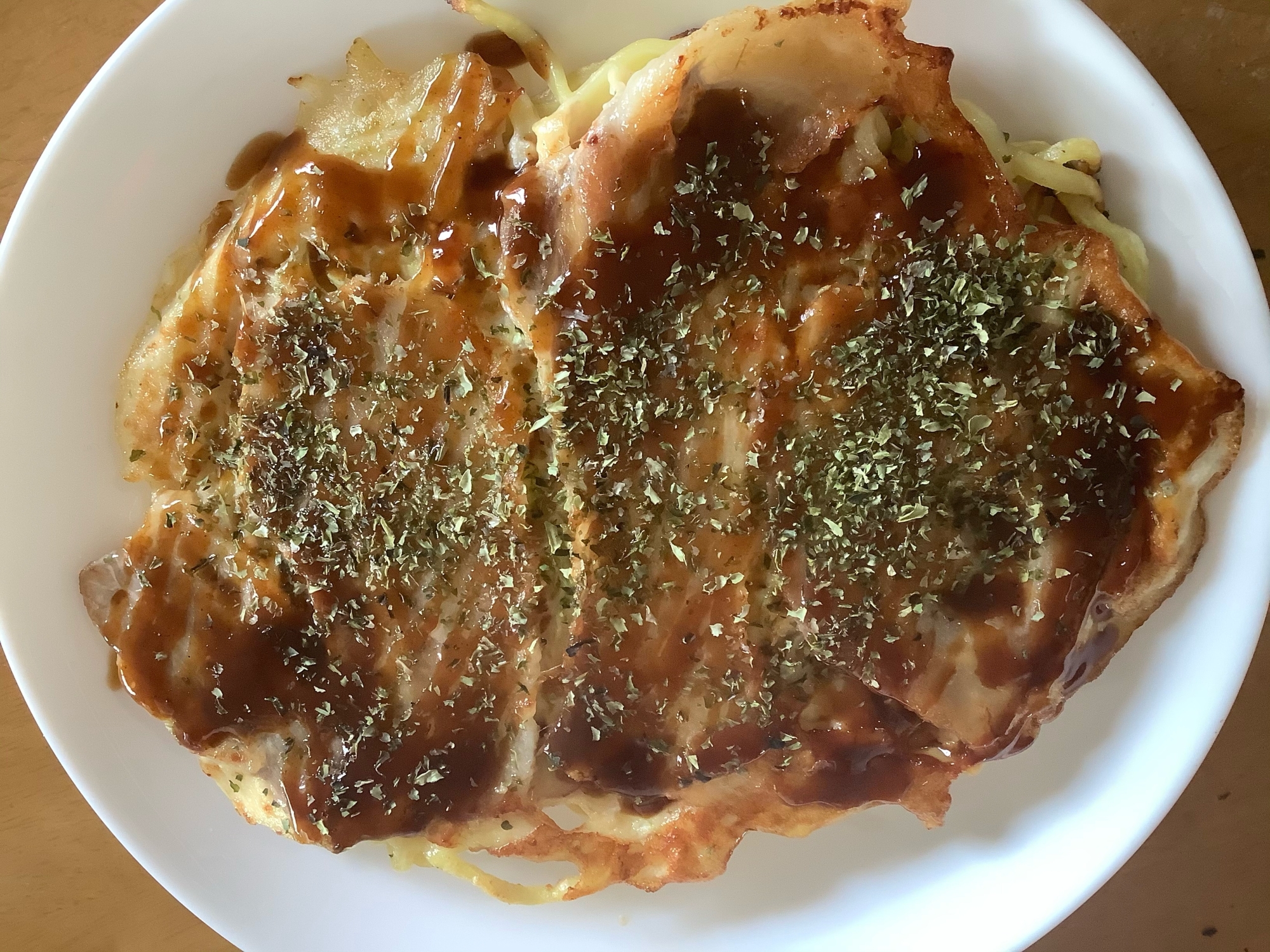 カリカリ麺のモダン焼き レシピ 作り方 By 麻惟 楽天レシピ カリカリ麺のモダン焼き レシピ 作り方 By 麻惟 楽天レシピ