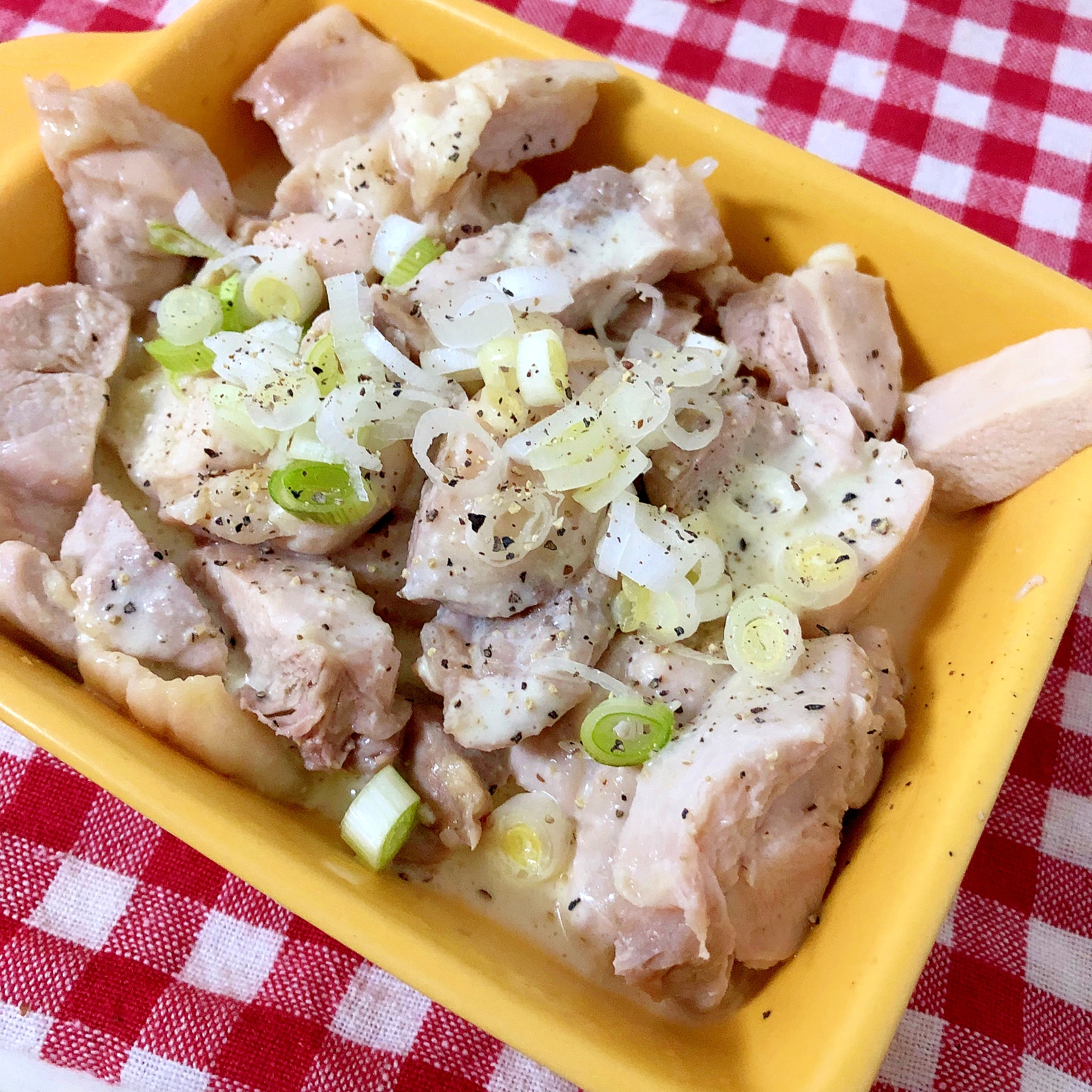 鶏肉の塩ダレ和え☆