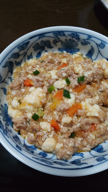 彩り麻婆豆腐（にんじん入り）•.¸¸¸.☆