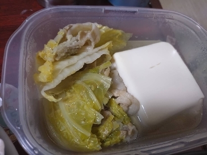 豚肉白菜白ねぎ和風生姜煮込み✨
