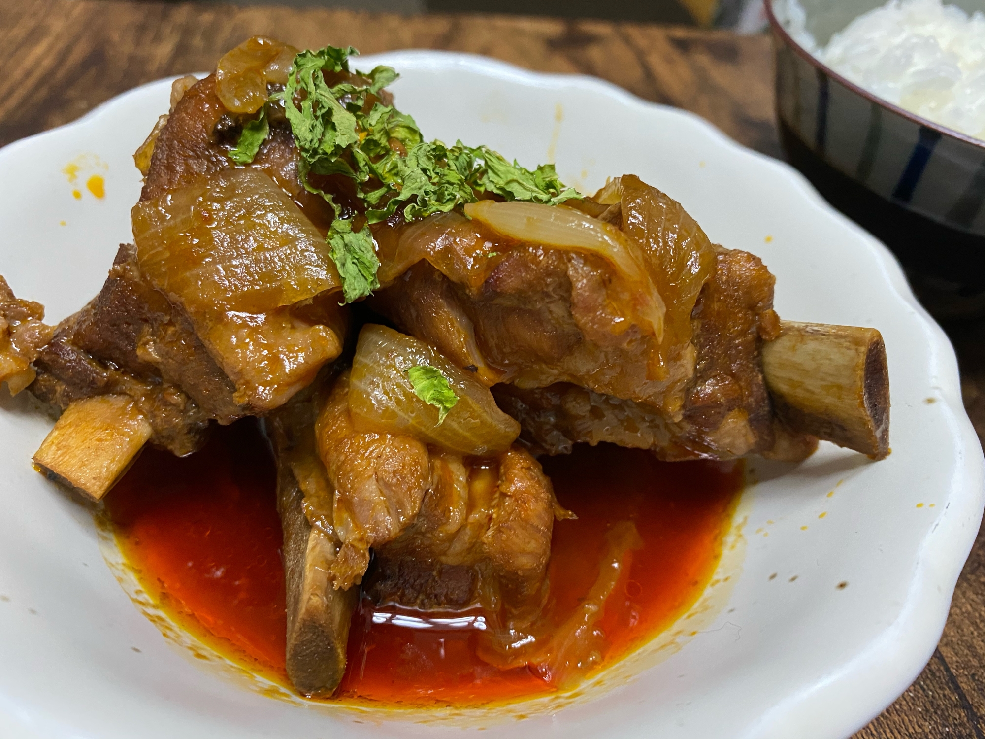 とっても簡単!スペアリブのバーベキュー味