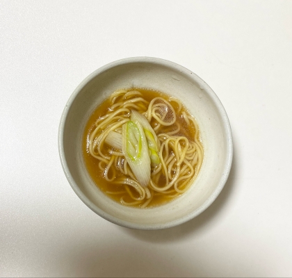 長ネギのラーメン