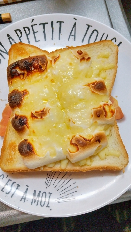 マシュマロとチーズトースト☆