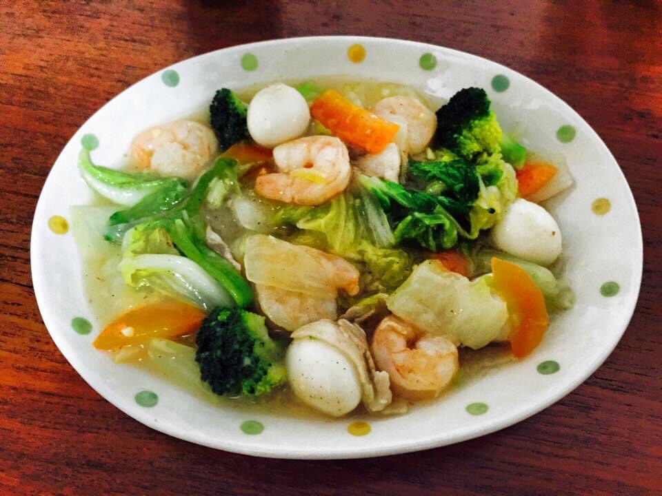 海老と野菜たっぷりの八宝菜♪