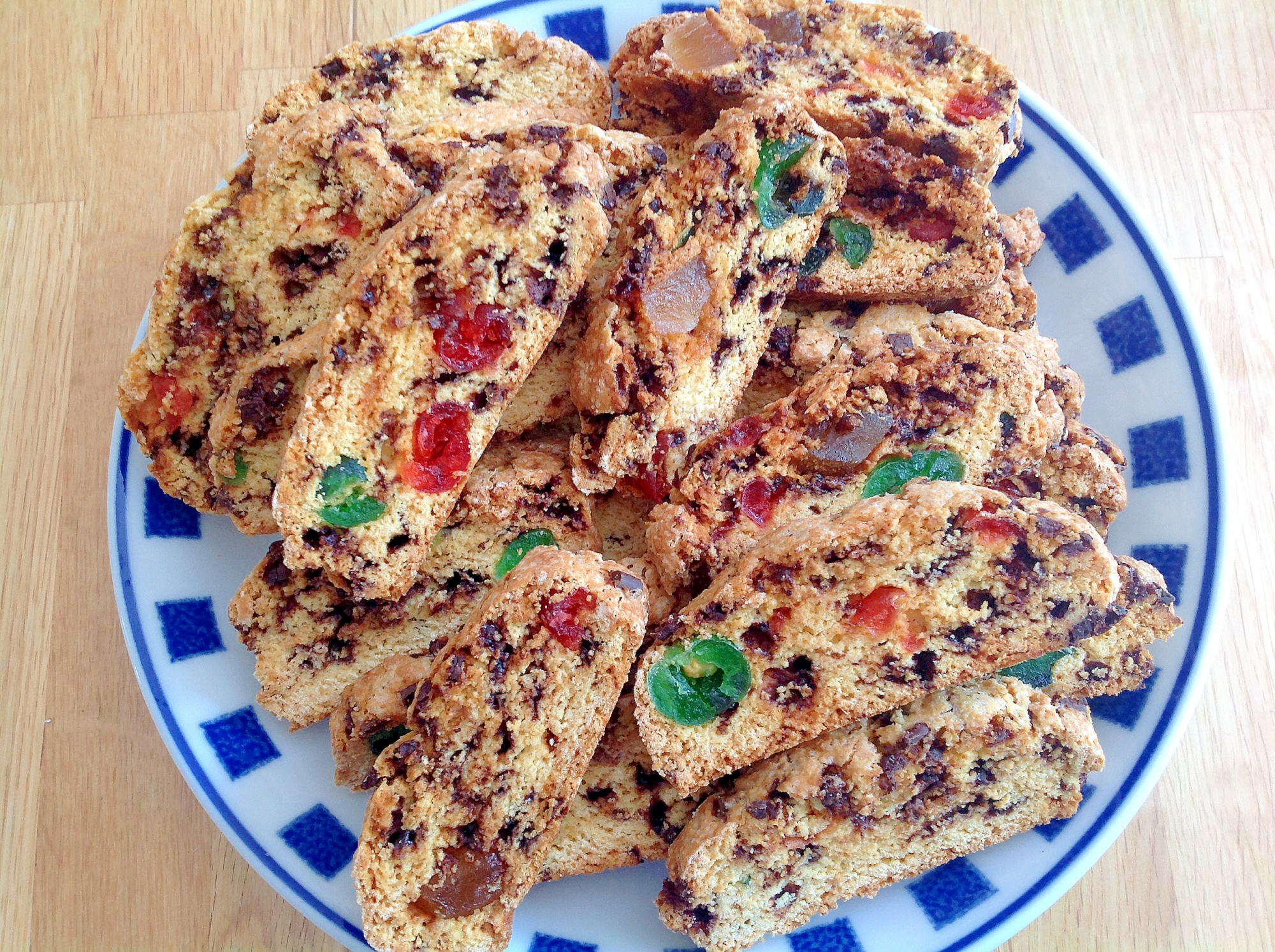 ドレンチェリーとチョコチップのビスコッティー レシピ 作り方 By Findus 楽天レシピ