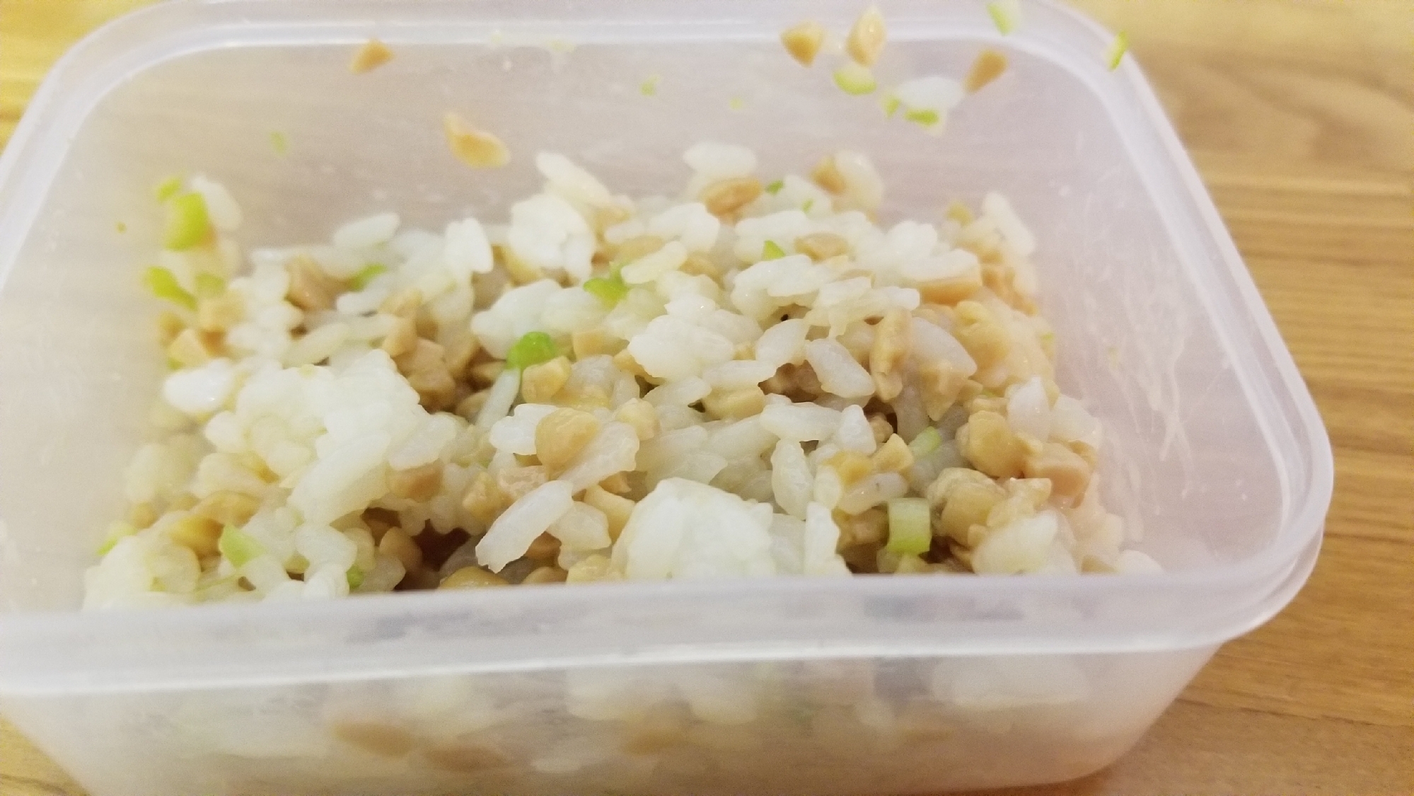 幼児食初期☆アスパラと納豆の混ぜご飯