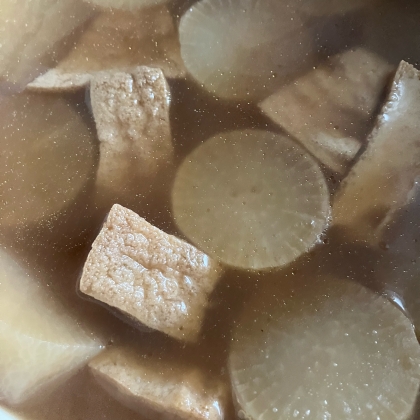 厚揚げと大根の煮物