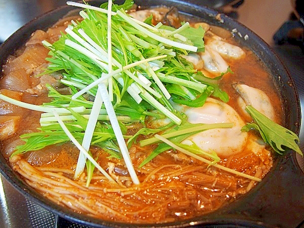 キムチ牡蠣鍋