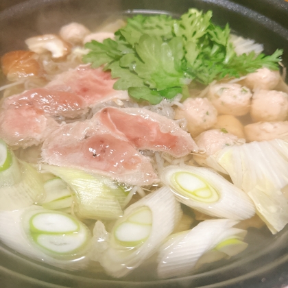 鶏鴨鍋　２０２５年秋の鍋①