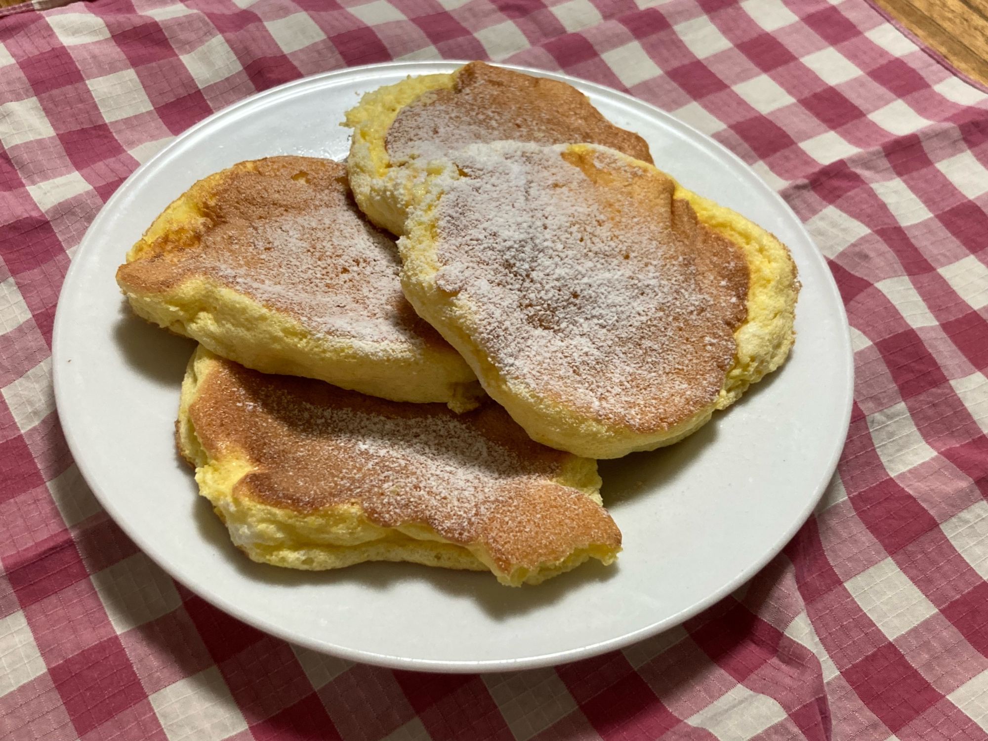 うちのおやつ ふんわりホットケーキ
