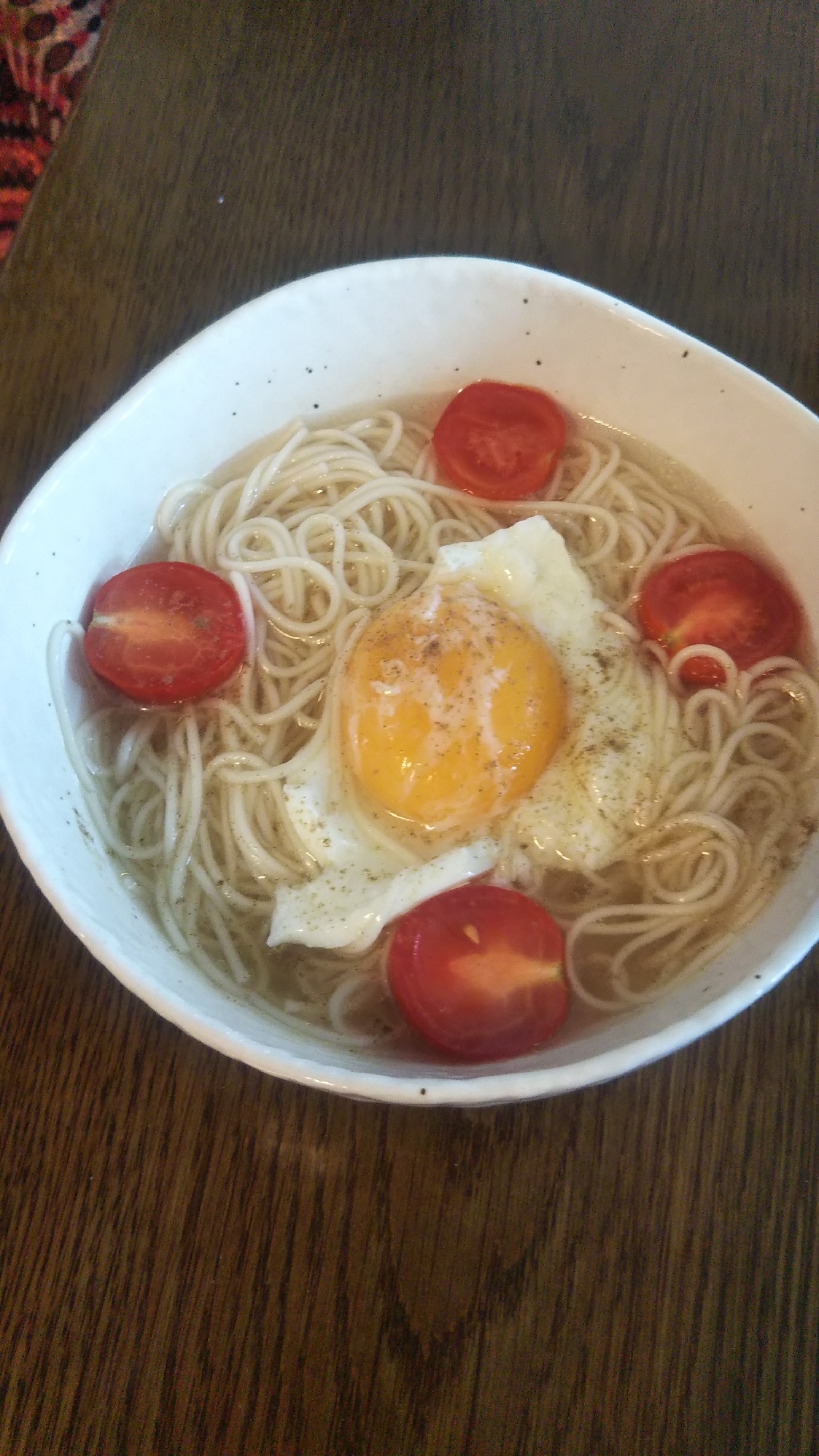 そうめん☆鶏がらスープアレンジ♪