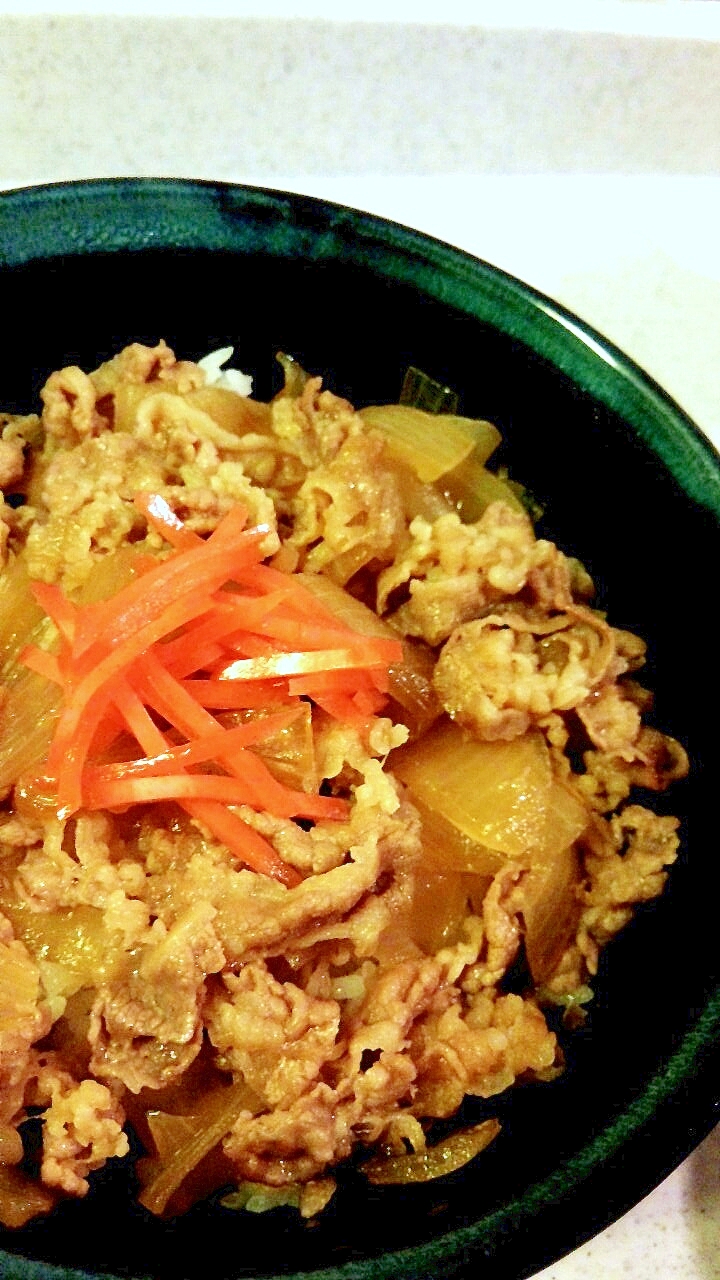 やっと完成！試して！かなり吉野〇風牛丼☆簡単！