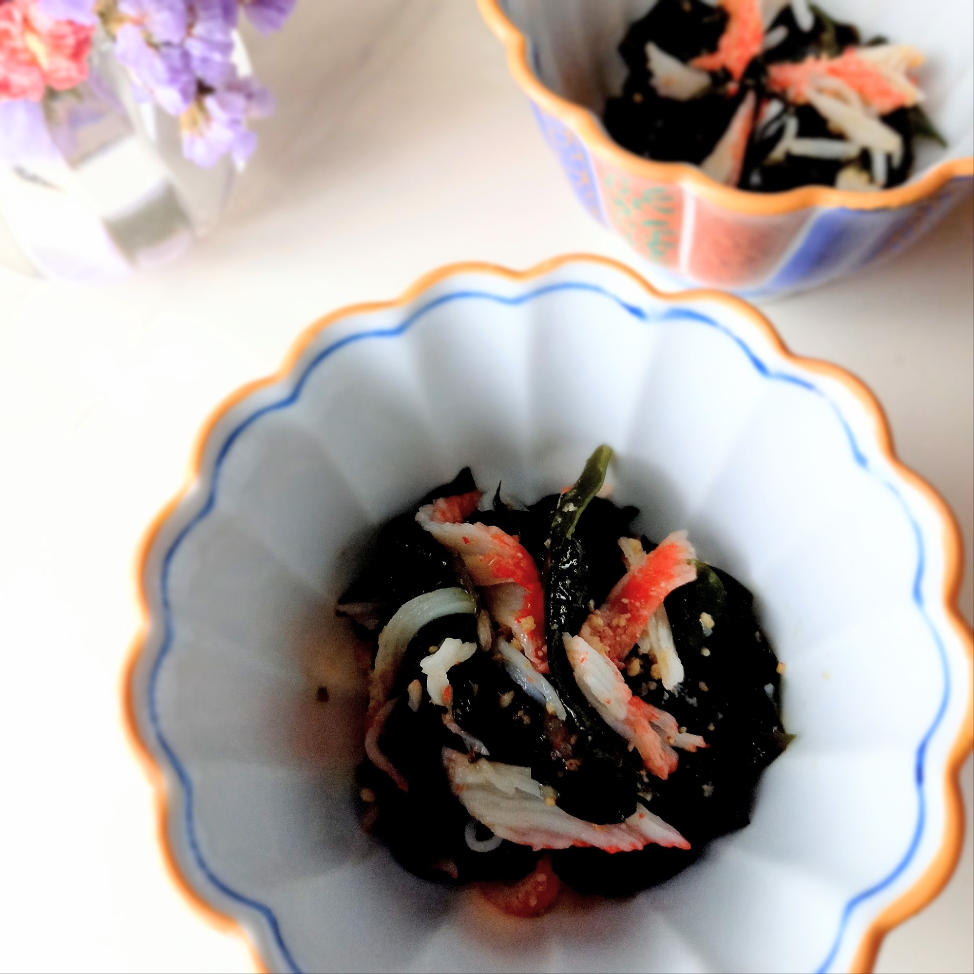 生わかめでᕷ* わかめとカニカマのナムルꕤ୭*