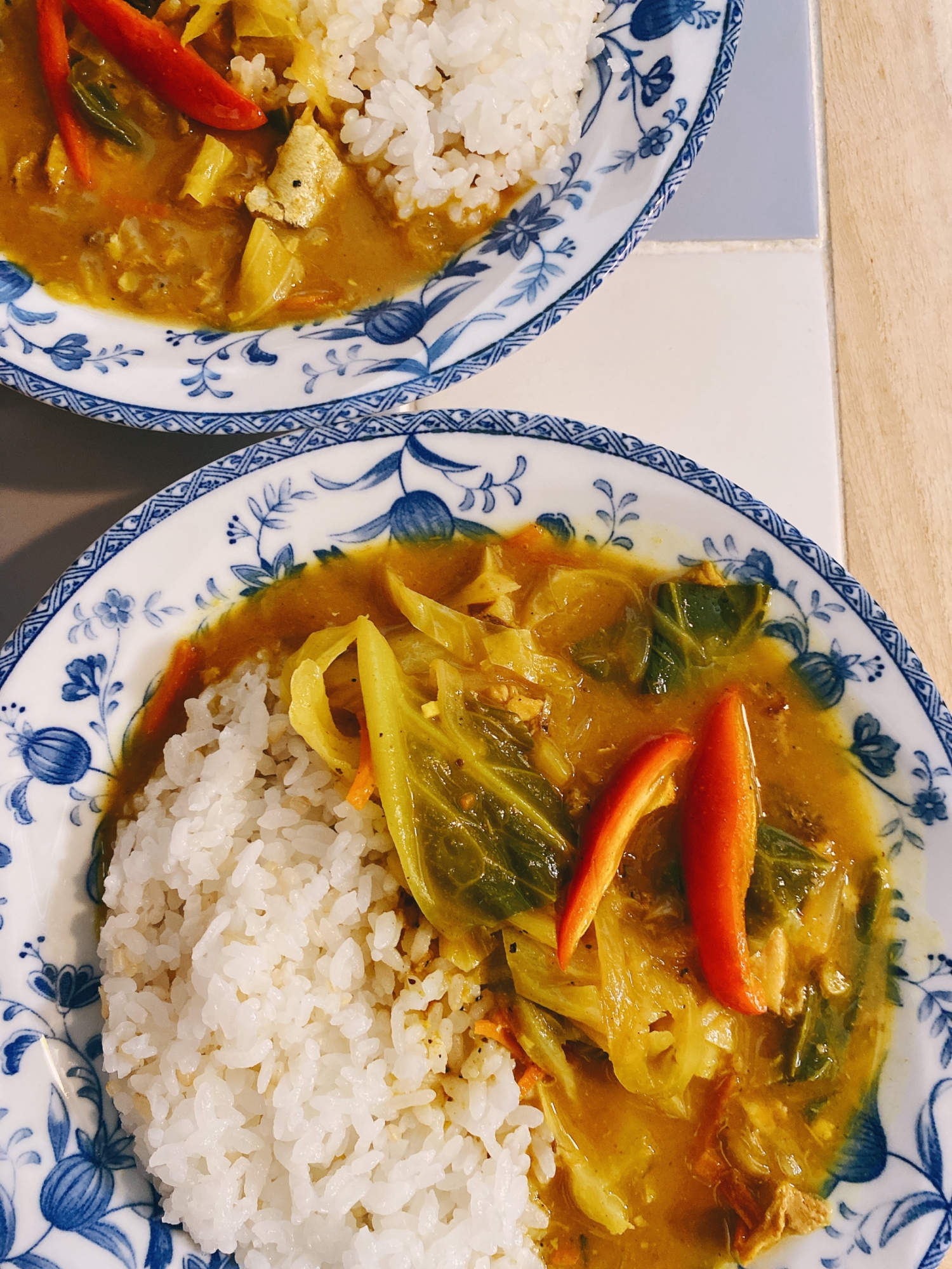 さば缶を使って シーフードカレー