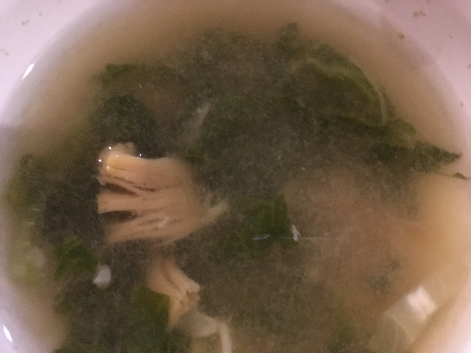 レタスと干し貝柱のスープ