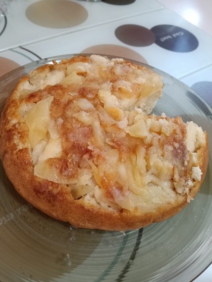 炊飯器＆ホットケーキミックス♪簡単りんごケーキ♪
