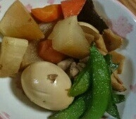 簡単が一番★鶏肉と卵のこっくり煮～♪